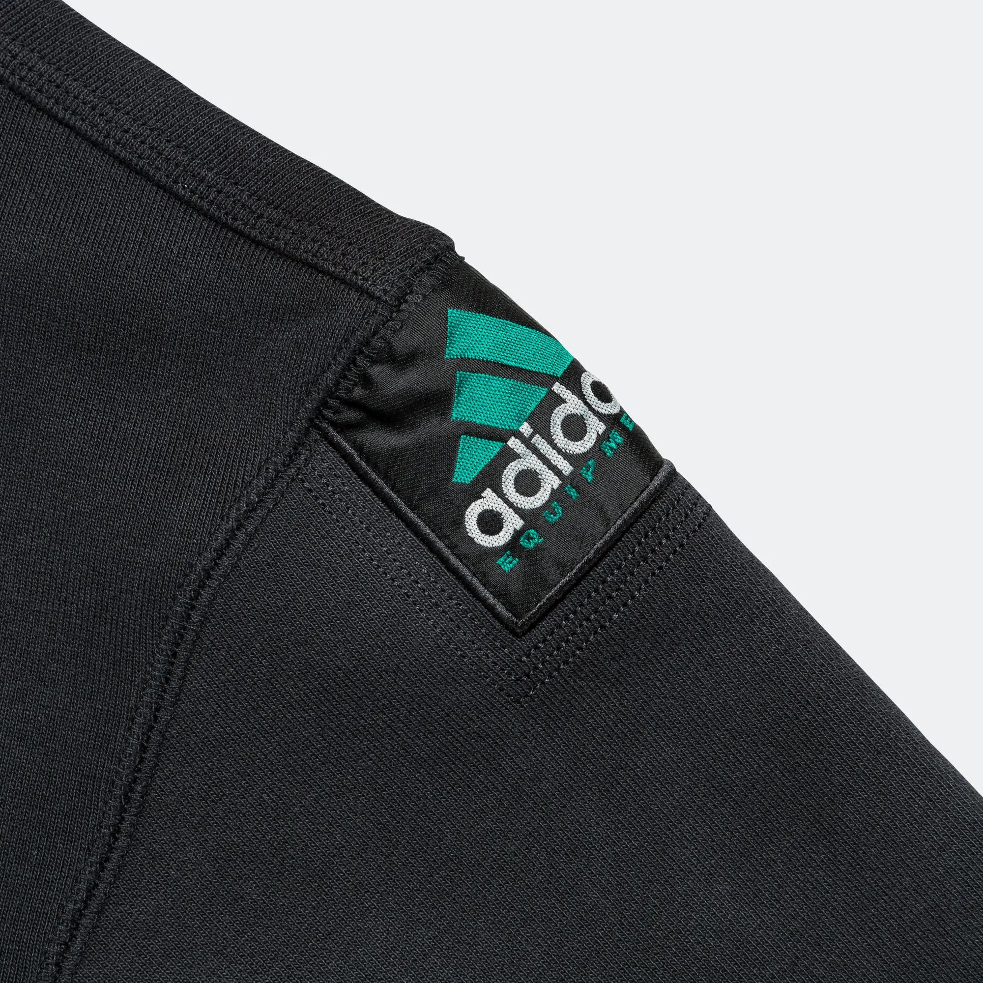 Adidas Clothing EQT Washed Crew - Black