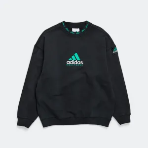 Adidas Clothing EQT Washed Crew - Black
