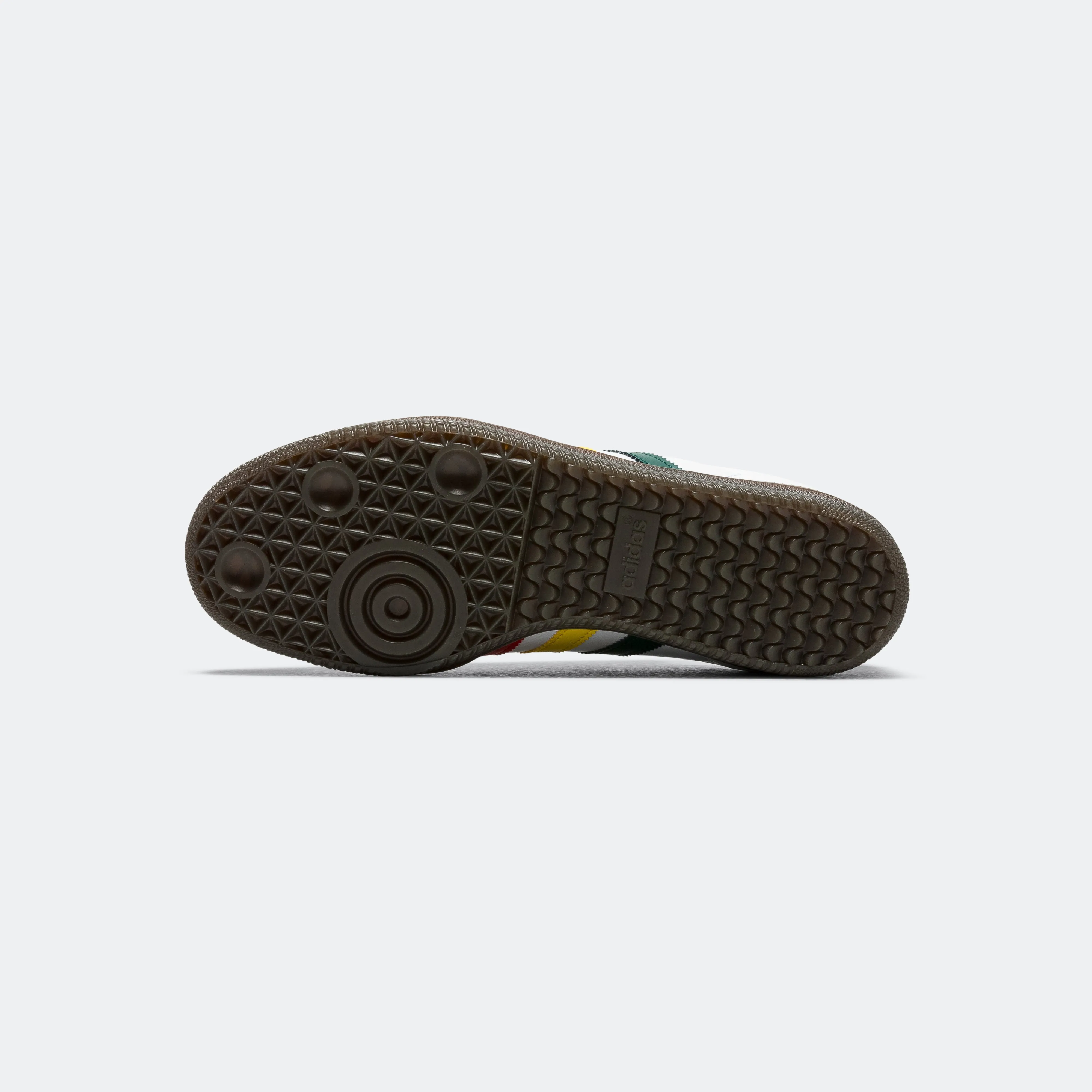 Adidas Clothing Samba OG 'Reggae' - White/Yellow-Collegiate Green