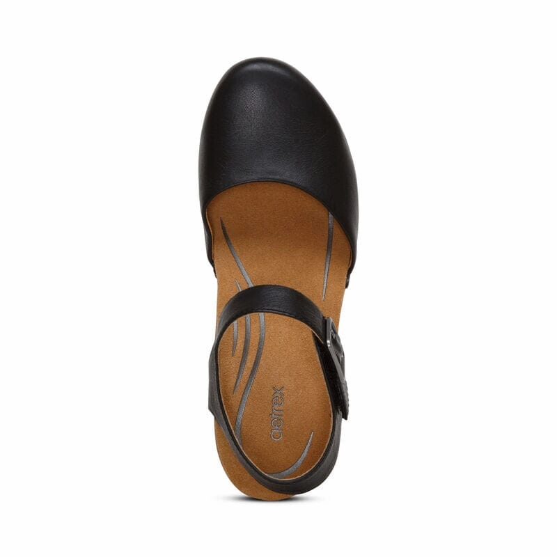 AETREX FINLEY CLOSED TOE HEEL Aetrex supportive comfort shoes