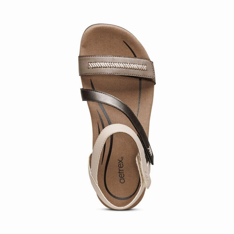 AETREX GABBY ADJUSTABLE QUARTER STRAP Aetrex supportive comfort shoes