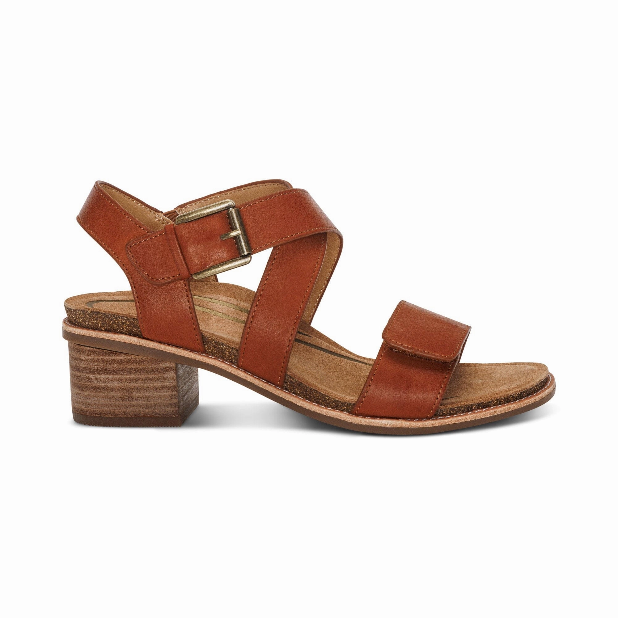 AETREX KRISTIN ARCH SUPPORT BLOCK HEEL - FINAL SALE! Aetrex supportive comfort shoes