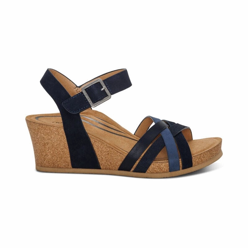 AETREX NOELLE ARCH SUPPORT WEDGE Aetrex supportive comfort shoes