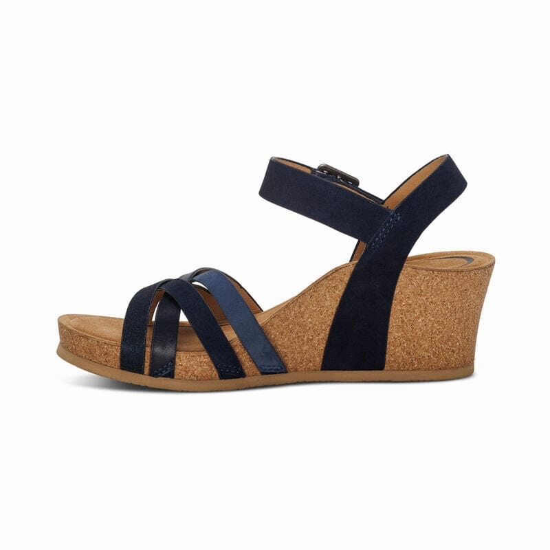 AETREX NOELLE ARCH SUPPORT WEDGE Aetrex supportive comfort shoes