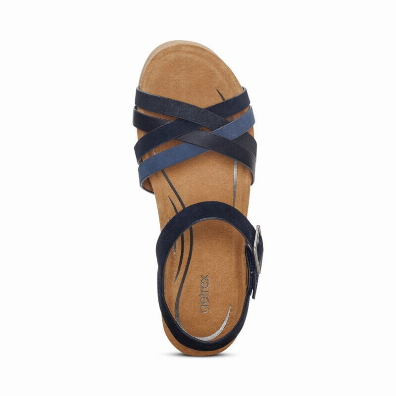 AETREX NOELLE ARCH SUPPORT WEDGE Aetrex supportive comfort shoes