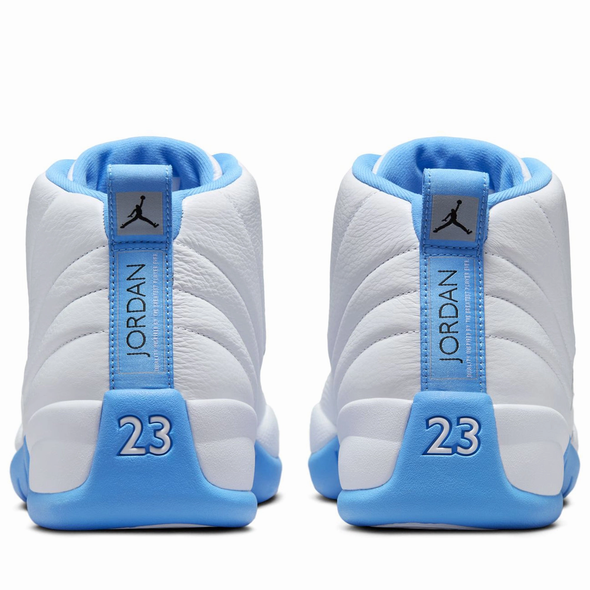 Air Jordan 12 Retro 'Melo' - White/University Blue Air Jordan Basketball Shoes for Performance