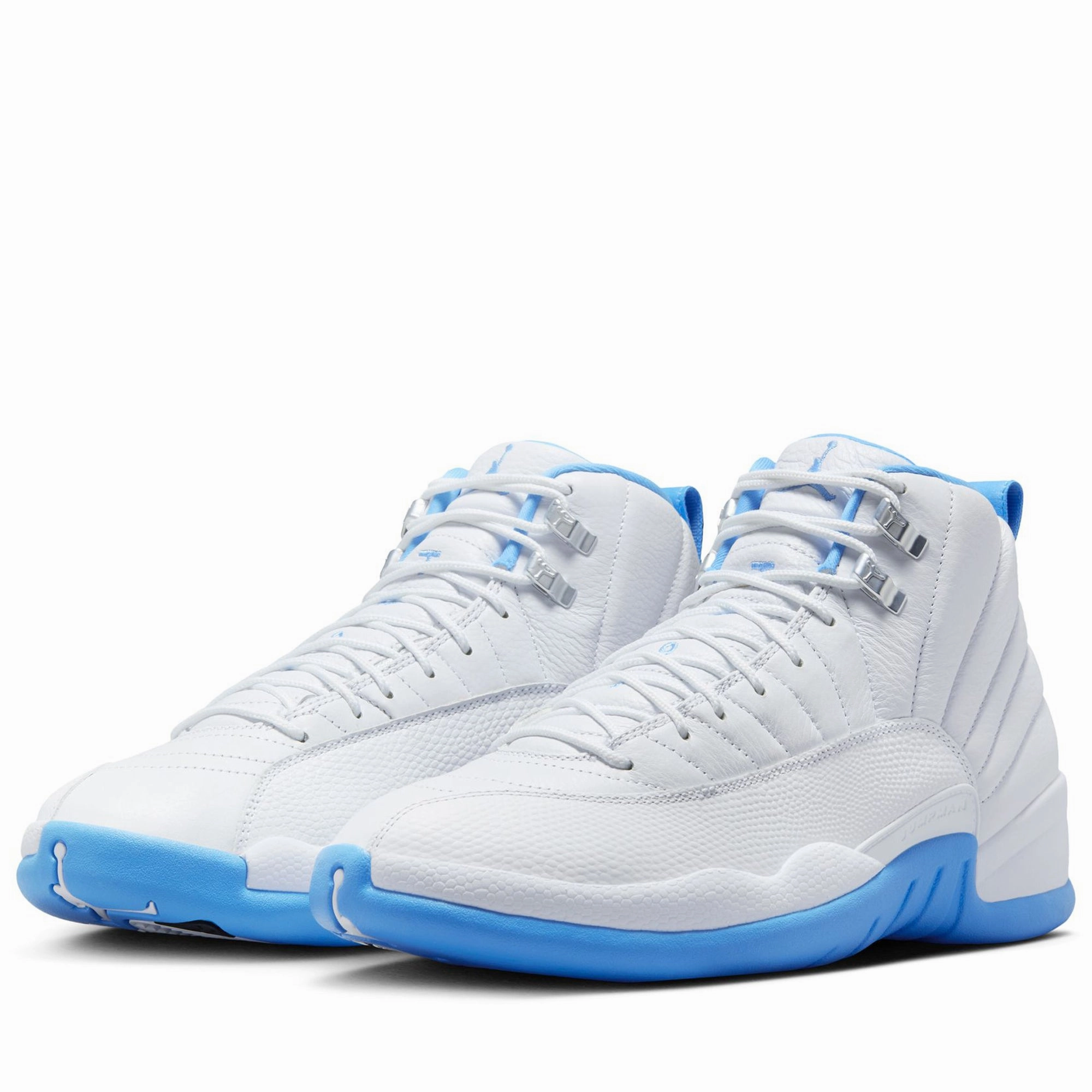Air Jordan 12 Retro 'Melo' - White/University Blue Air Jordan Basketball Shoes for Performance
