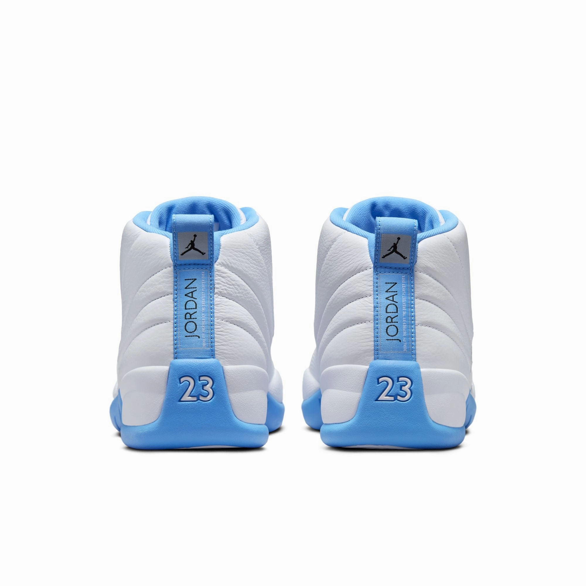 AIR JORDAN 12 RETRO "White and University Blue" Air Jordan iconic basketball sneakers