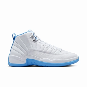AIR JORDAN 12 RETRO "White and University Blue" Air Jordan retro basketball sneakers for collectors