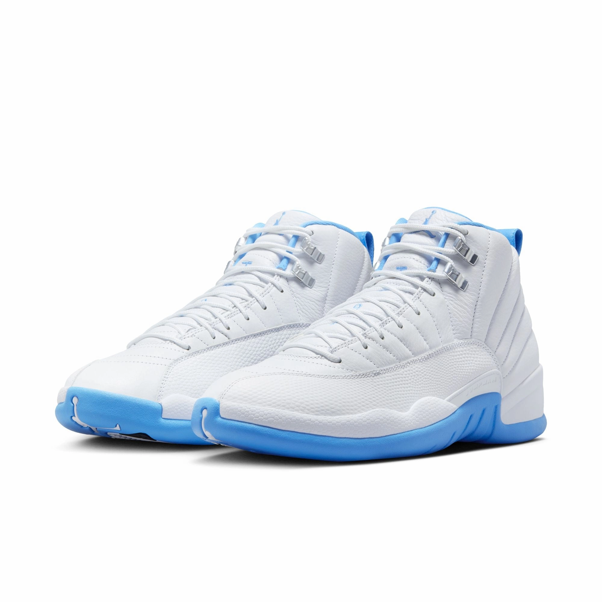 AIR JORDAN 12 RETRO "White and University Blue" Air Jordan iconic basketball sneakers