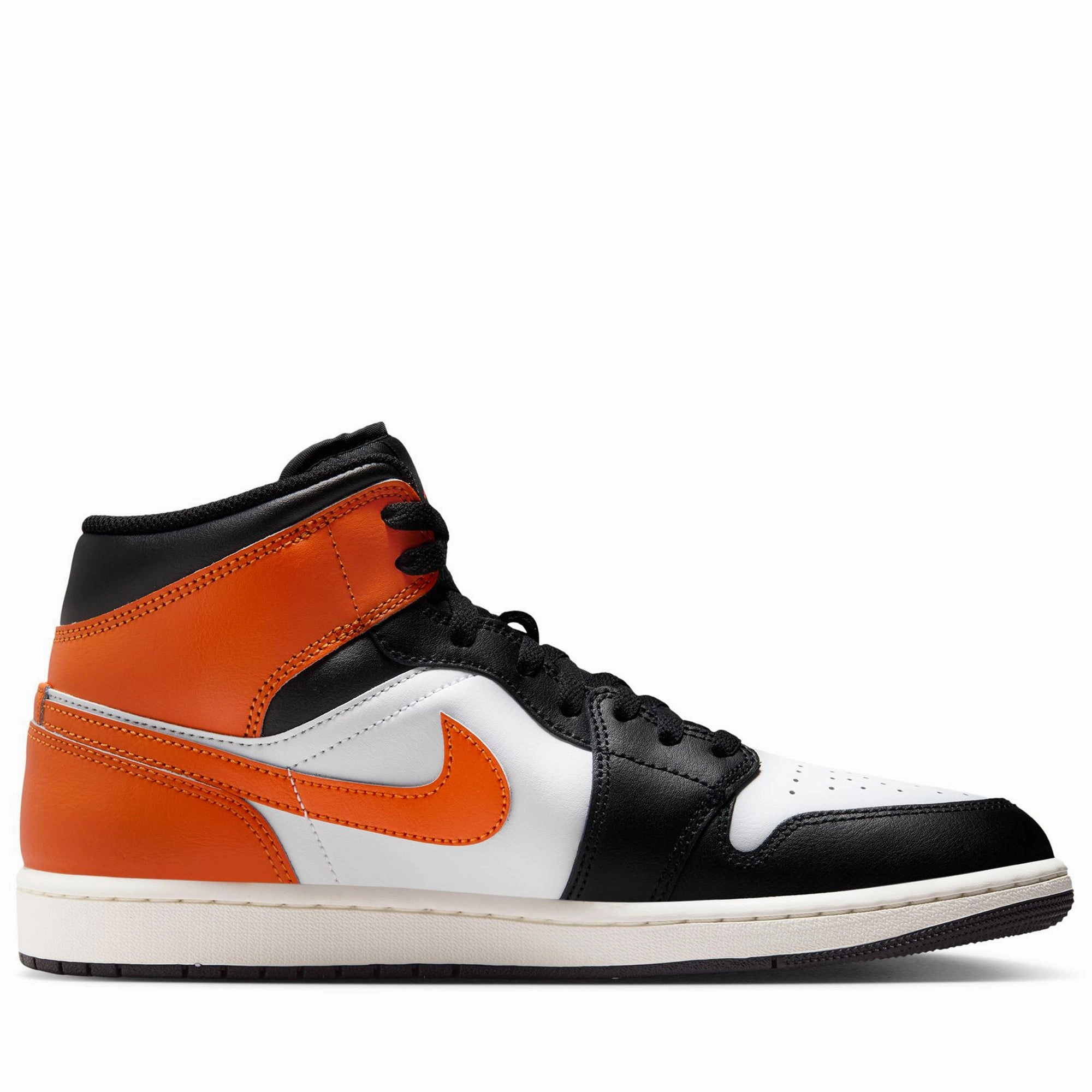 Air Jordan 1 Mid - Starfish/Black Air Jordan Basketball Shoes for Performance