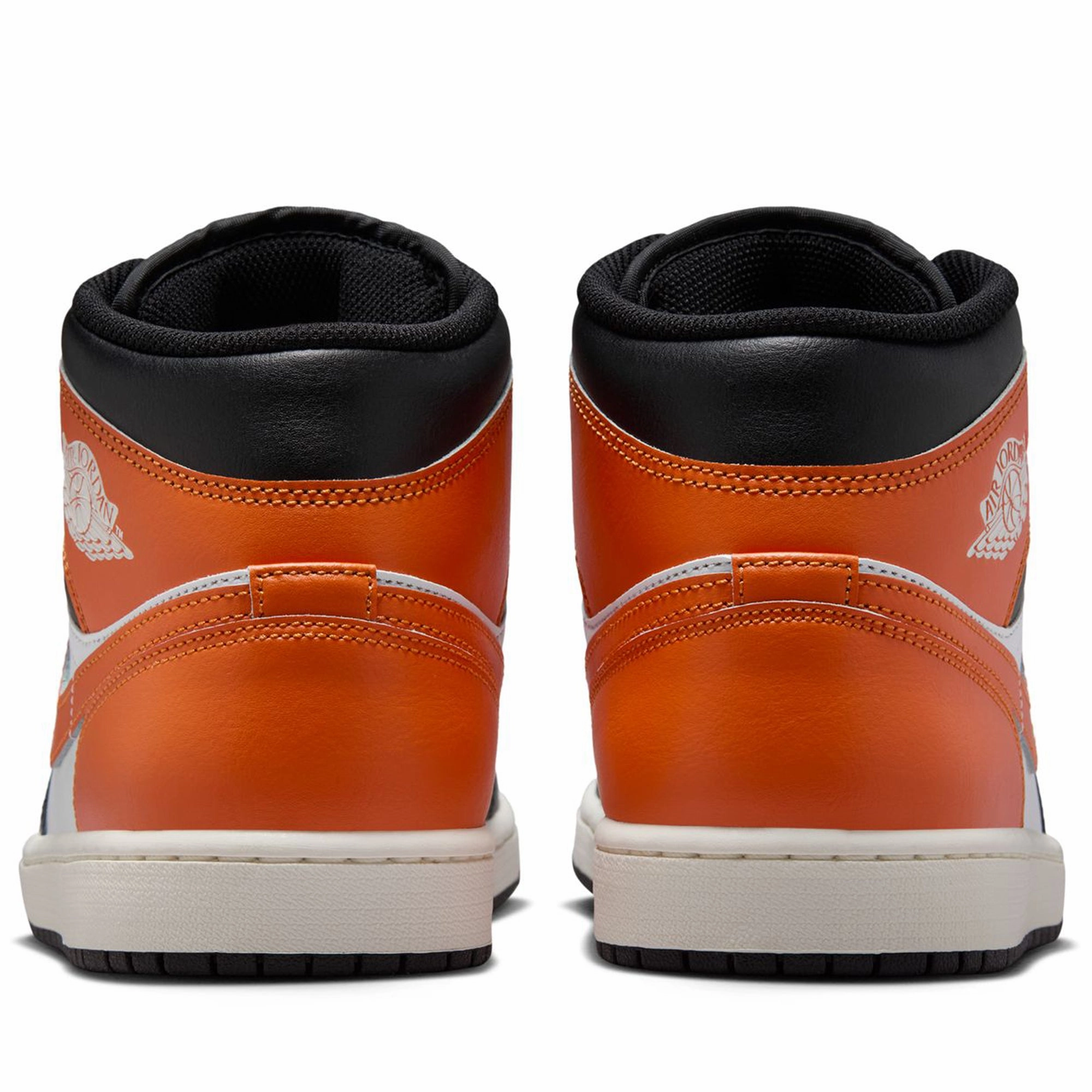 Air Jordan 1 Mid - Starfish/Black Air Jordan Basketball Shoes for Performance