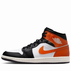 Air Jordan 1 Mid - Starfish/Black Air Jordan signature sneakers