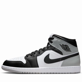 Air Jordan 1 Mid - White/Light Smoke Grey Air Jordan signature sneakers