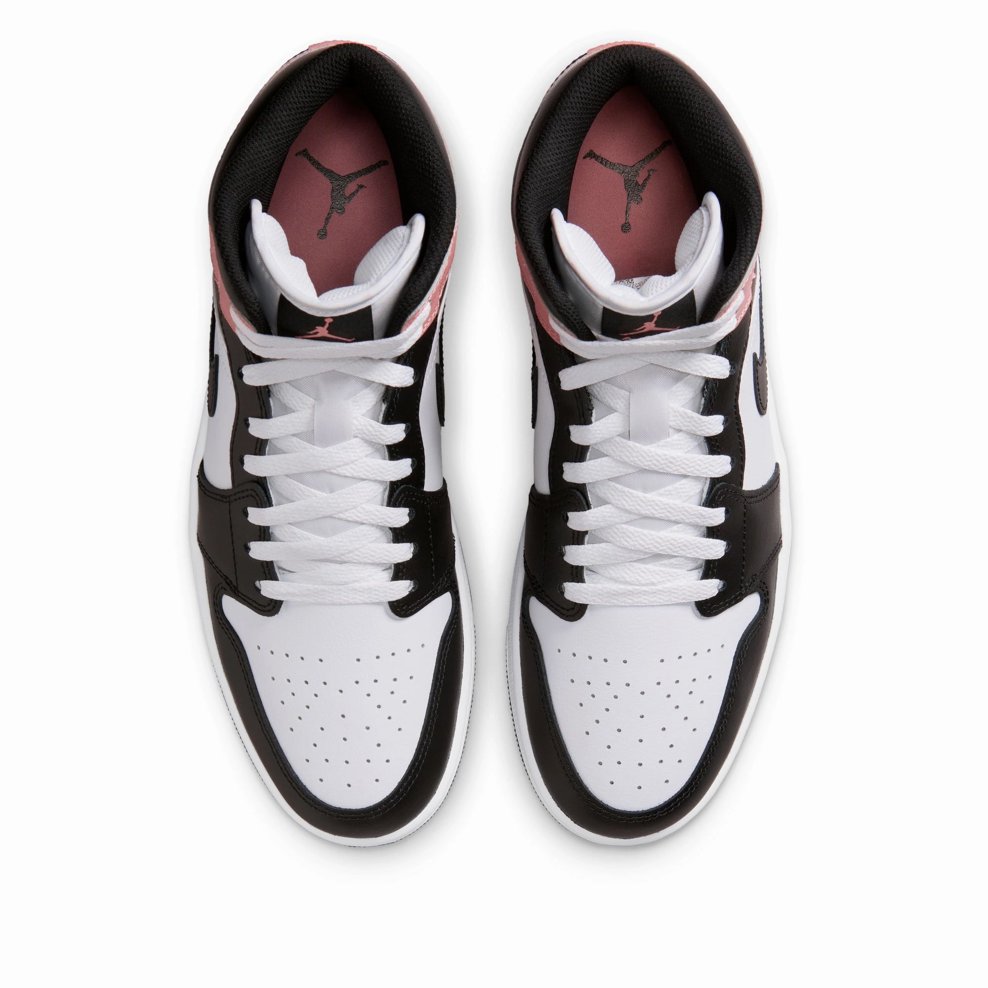 Air Jordan 1 Mid - White/Rust Pink Air Jordan Basketball Shoes for Performance