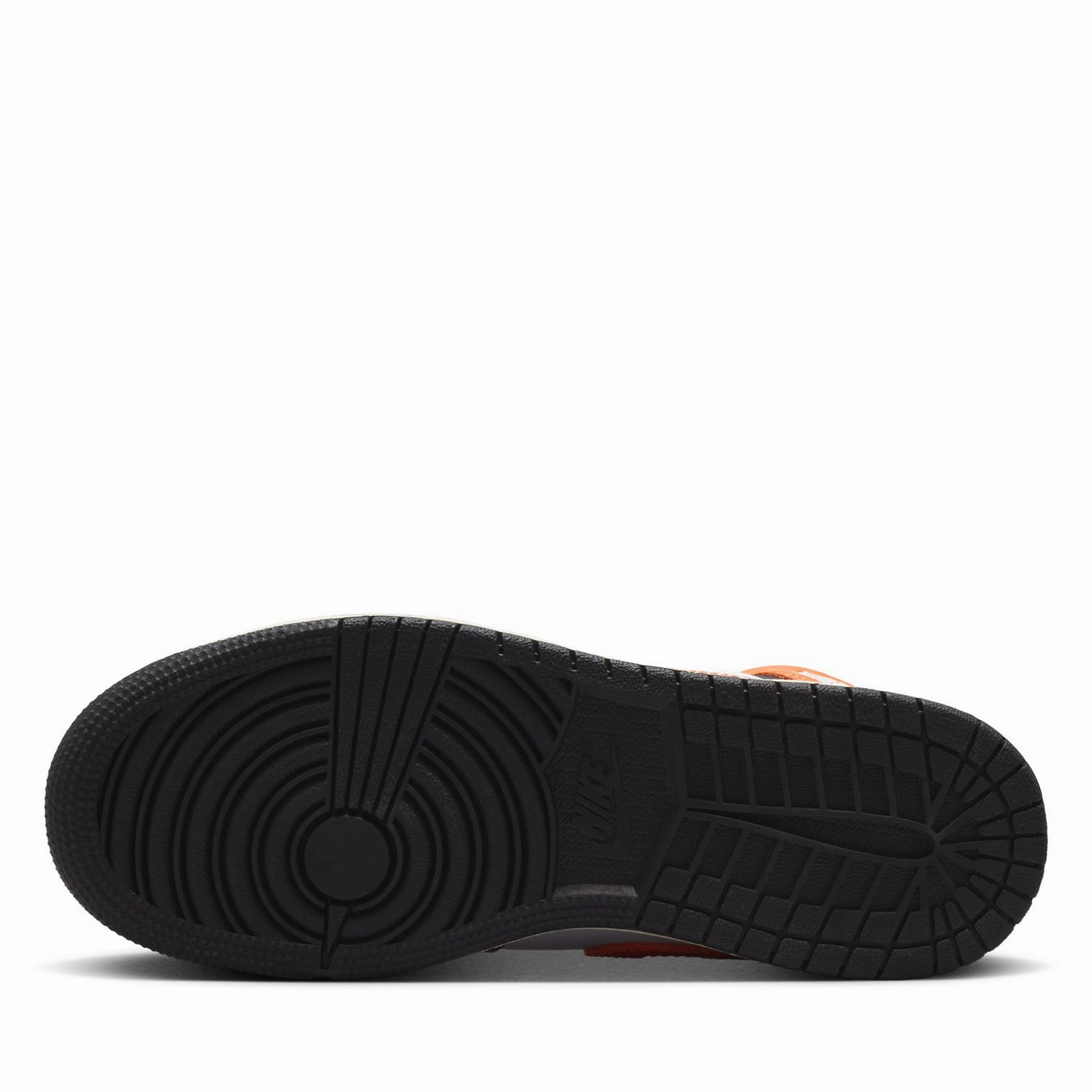 Air Jordan 1 Mid (GS) - Starfish/Black Air Jordan Basketball Shoes for Performance