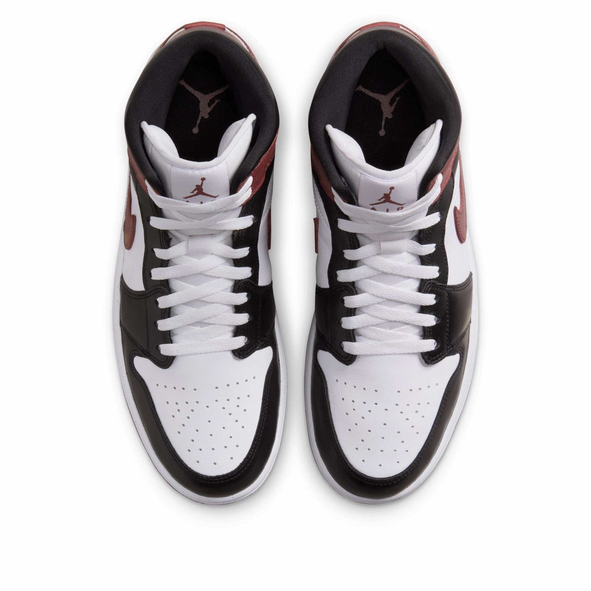 Air Jordan 1 Mid SE - White/Dark Pony Air Jordan Basketball Shoes for Performance