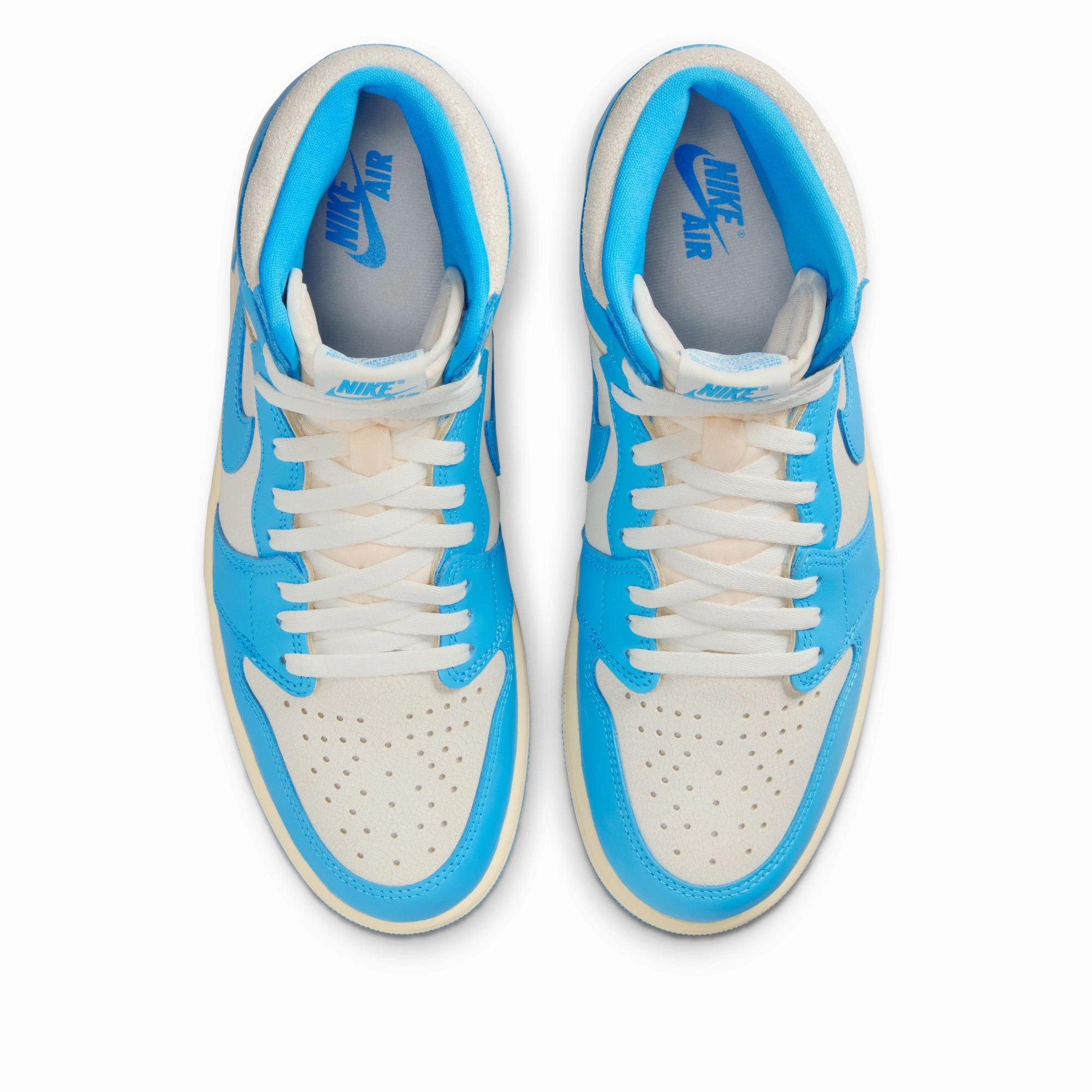 Air Jordan 1 Retro High OG 'UNC Reimagined' - Dark Powder Blue/Sail Air Jordan Basketball Shoes for Performance