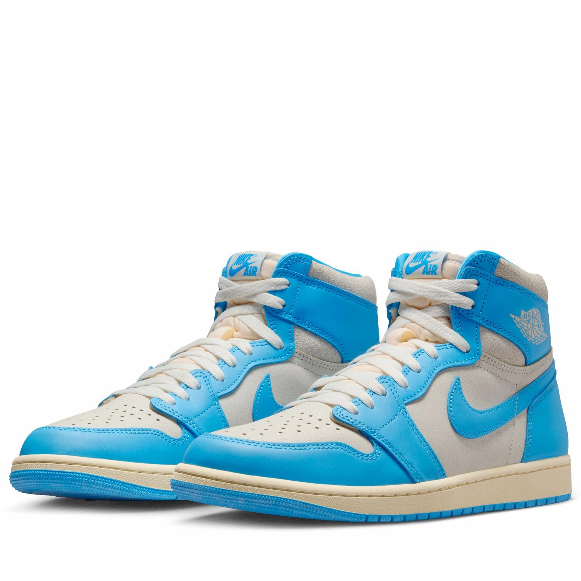 Air Jordan 1 Retro High OG 'UNC Reimagined' - Dark Powder Blue/Sail Air Jordan Basketball Shoes for Performance