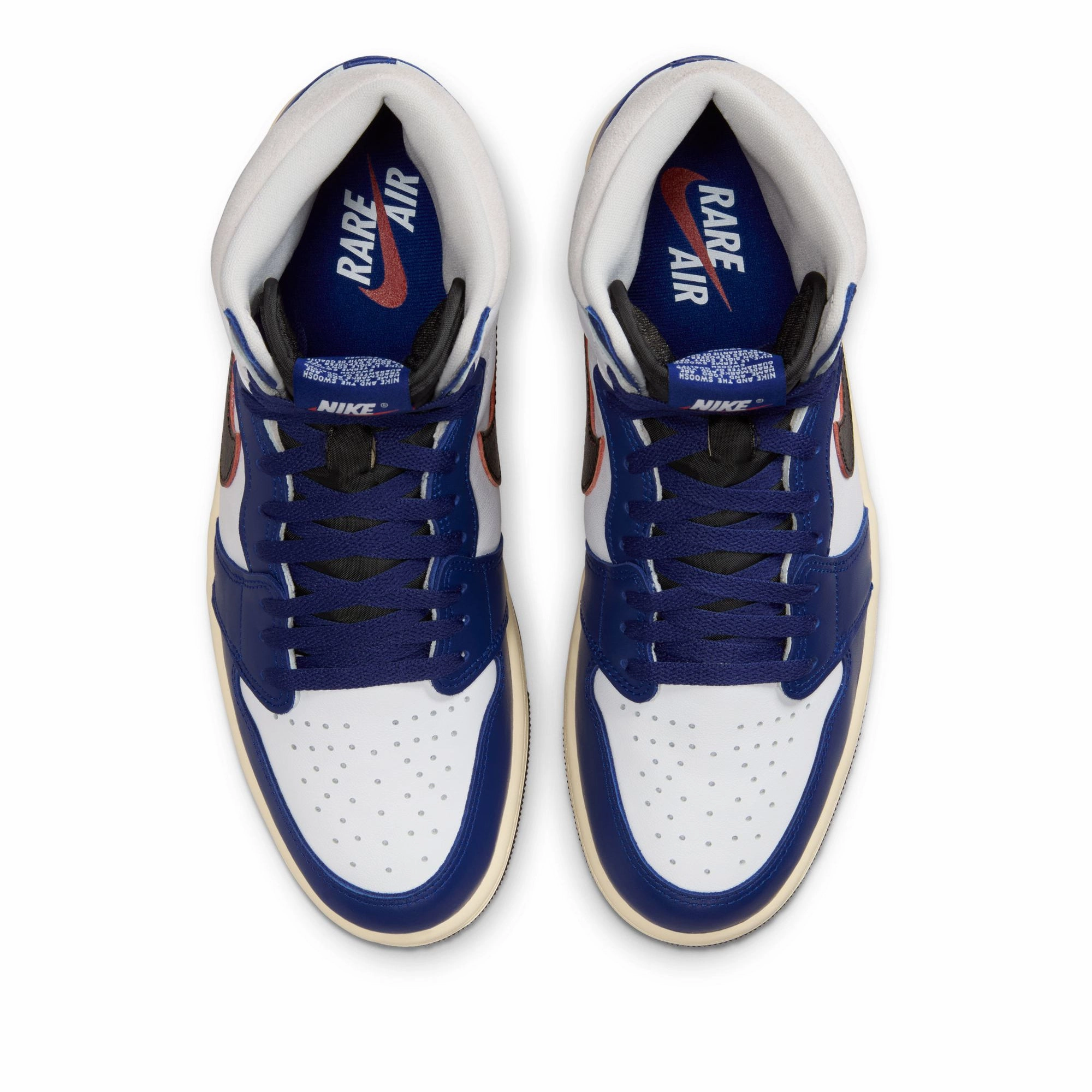 Air Jordan 1 Retro High OG - White/Deep Royal Blue Air Jordan Basketball Shoes for Performance
