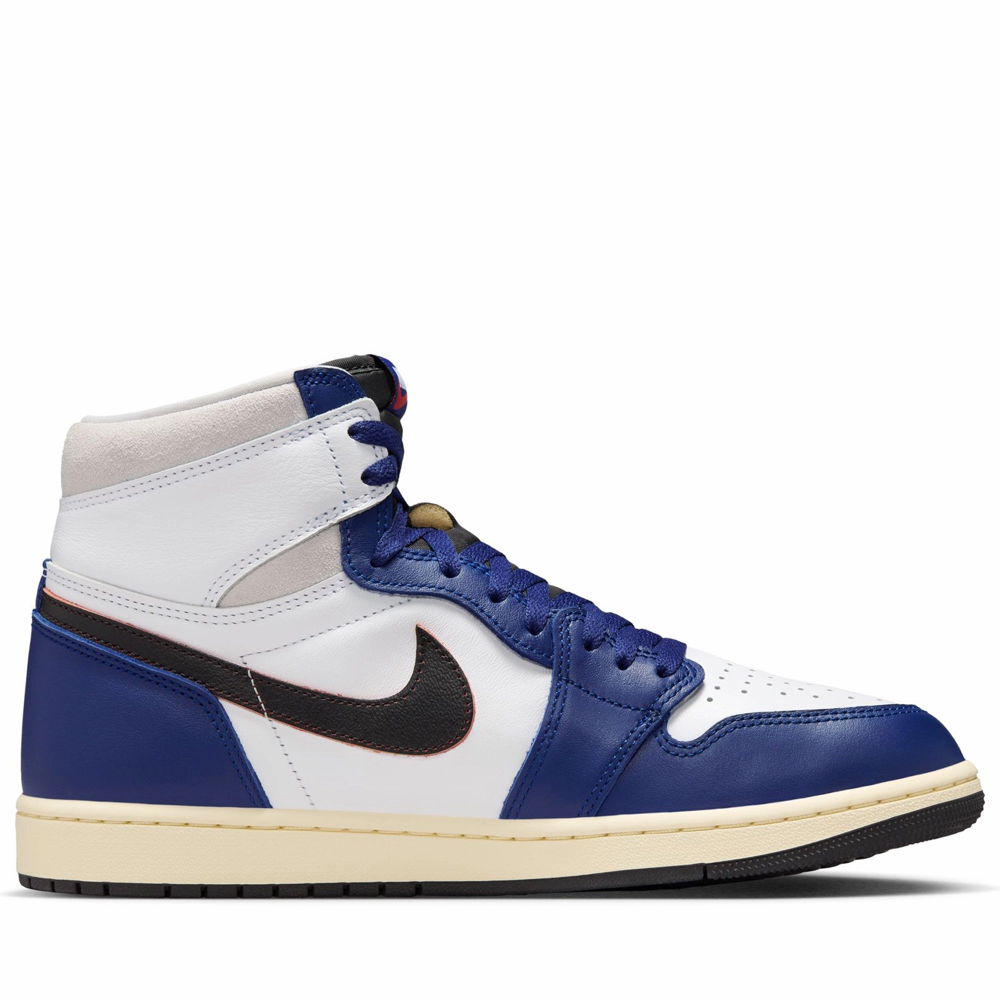 Air Jordan 1 Retro High OG - White/Deep Royal Blue Air Jordan Basketball Shoes for Performance