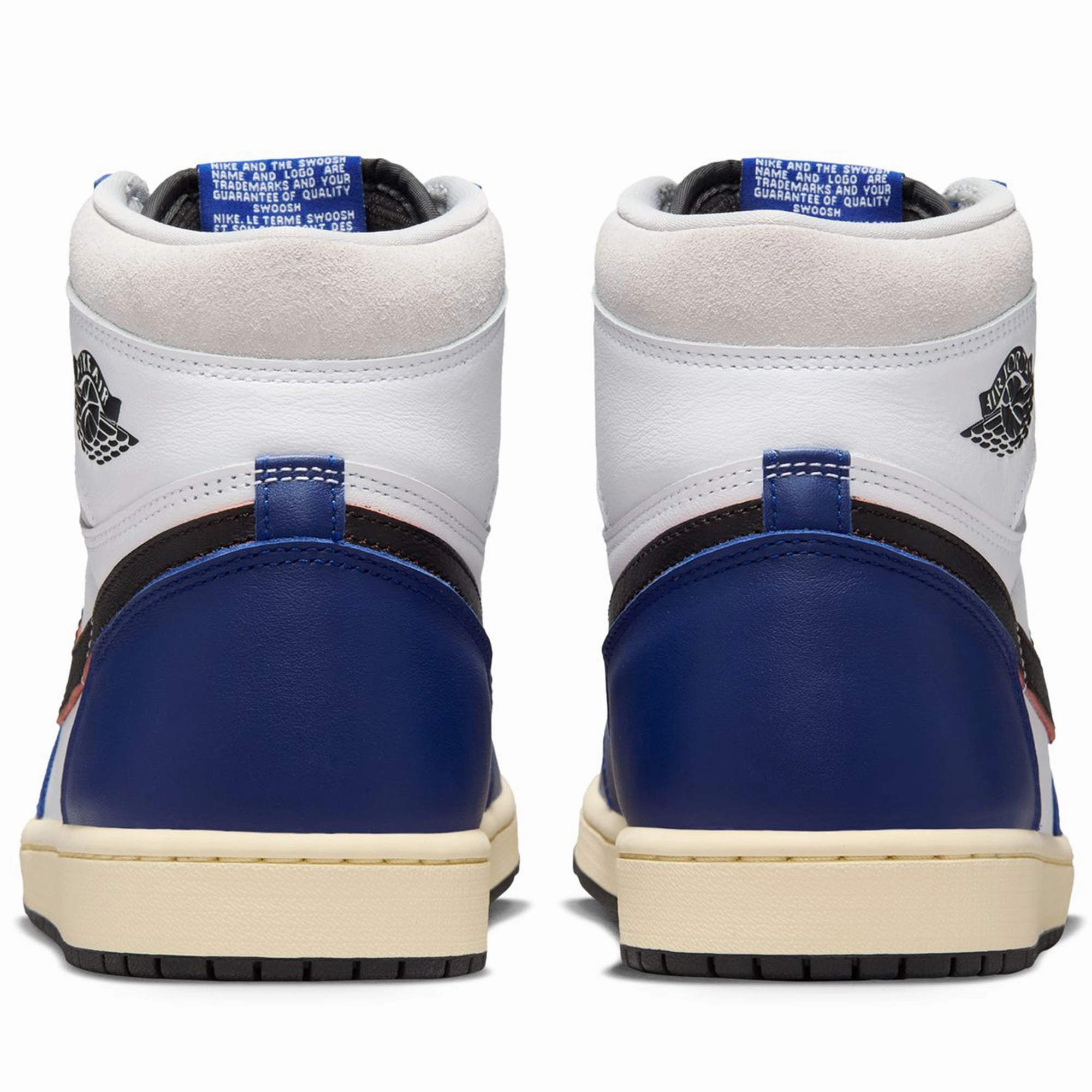 Air Jordan 1 Retro High OG - White/Deep Royal Blue Air Jordan Basketball Shoes for Performance