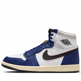 Air Jordan 1 Retro High OG - White/Deep Royal Blue Air Jordan signature sneakers