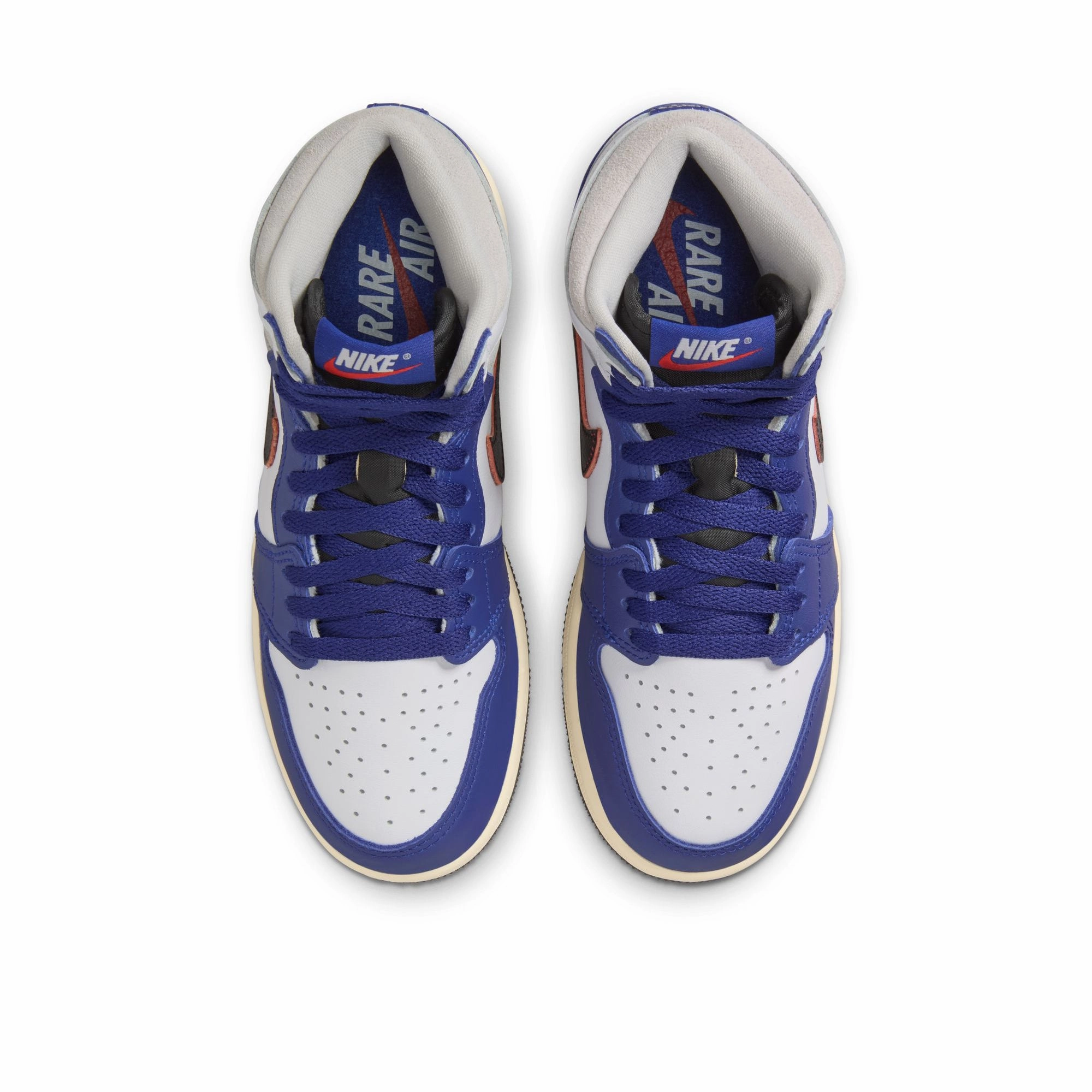 Air Jordan 1 Retro High OG (GS) - White/Deep Royal Blue Air Jordan Basketball Shoes for Performance
