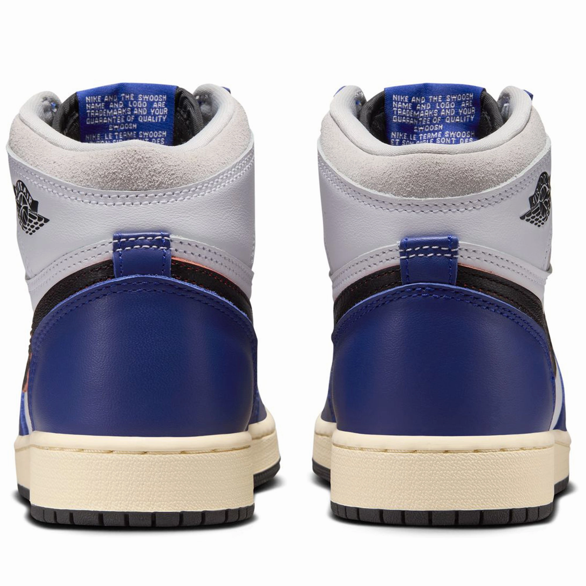 Air Jordan 1 Retro High OG (GS) - White/Deep Royal Blue Air Jordan Basketball Shoes for Performance