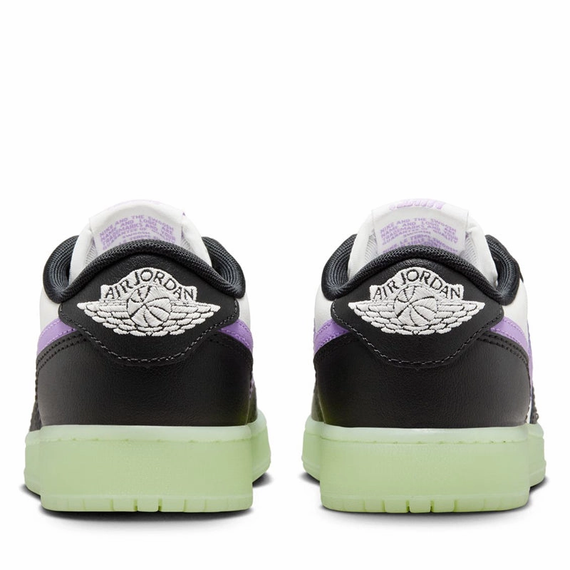 Air Jordan 1 Retro Low (GS) - Black/Black Raspberry Air Jordan Basketball Shoes for Performance