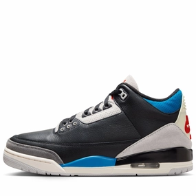 Air Jordan 3 Retro OG 'Rare Air' - Black/Chile Red Air Jordan signature sneakers