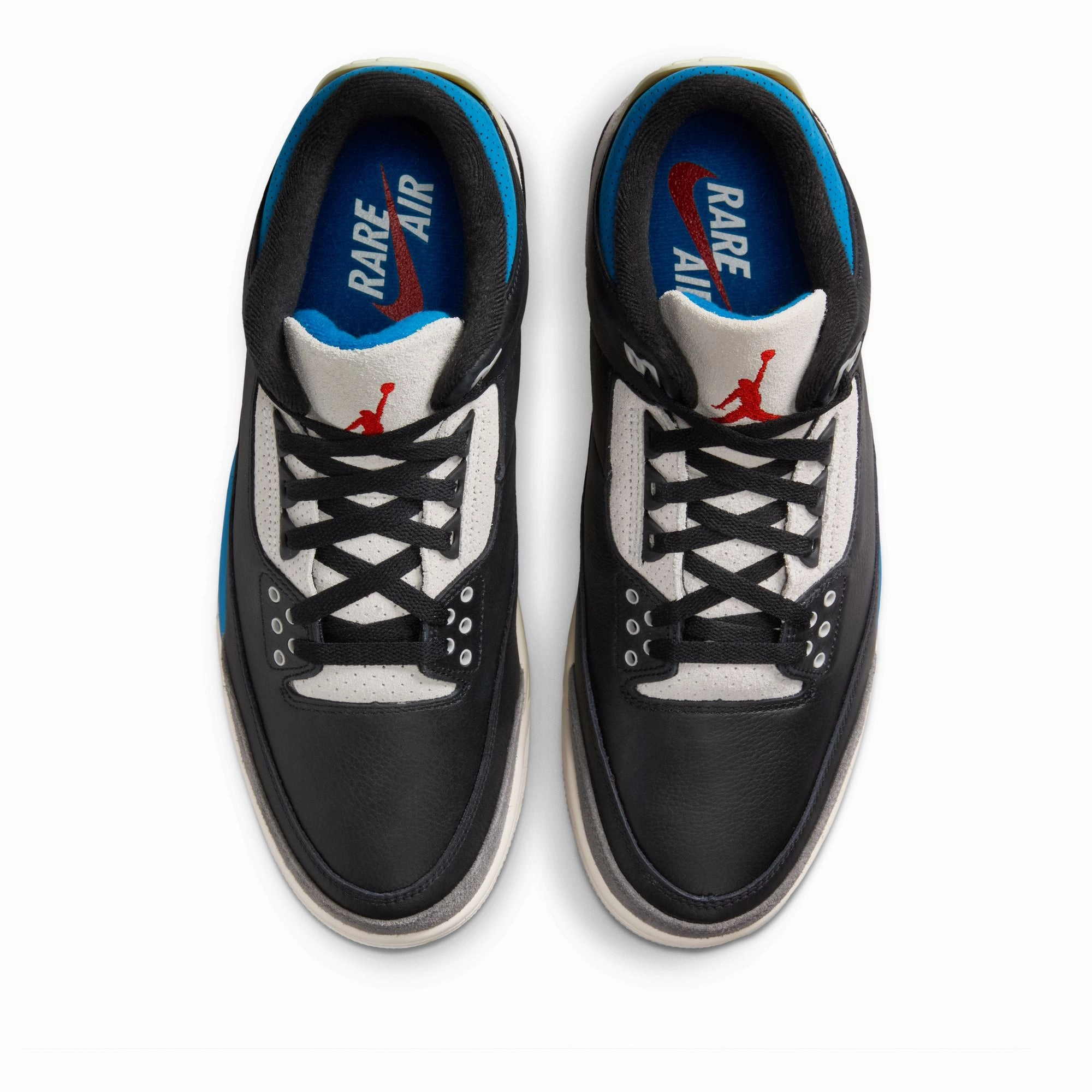 Air Jordan 3 Retro OG 'Rare Air' - Black/Chile Red Air Jordan Basketball Shoes for Performance