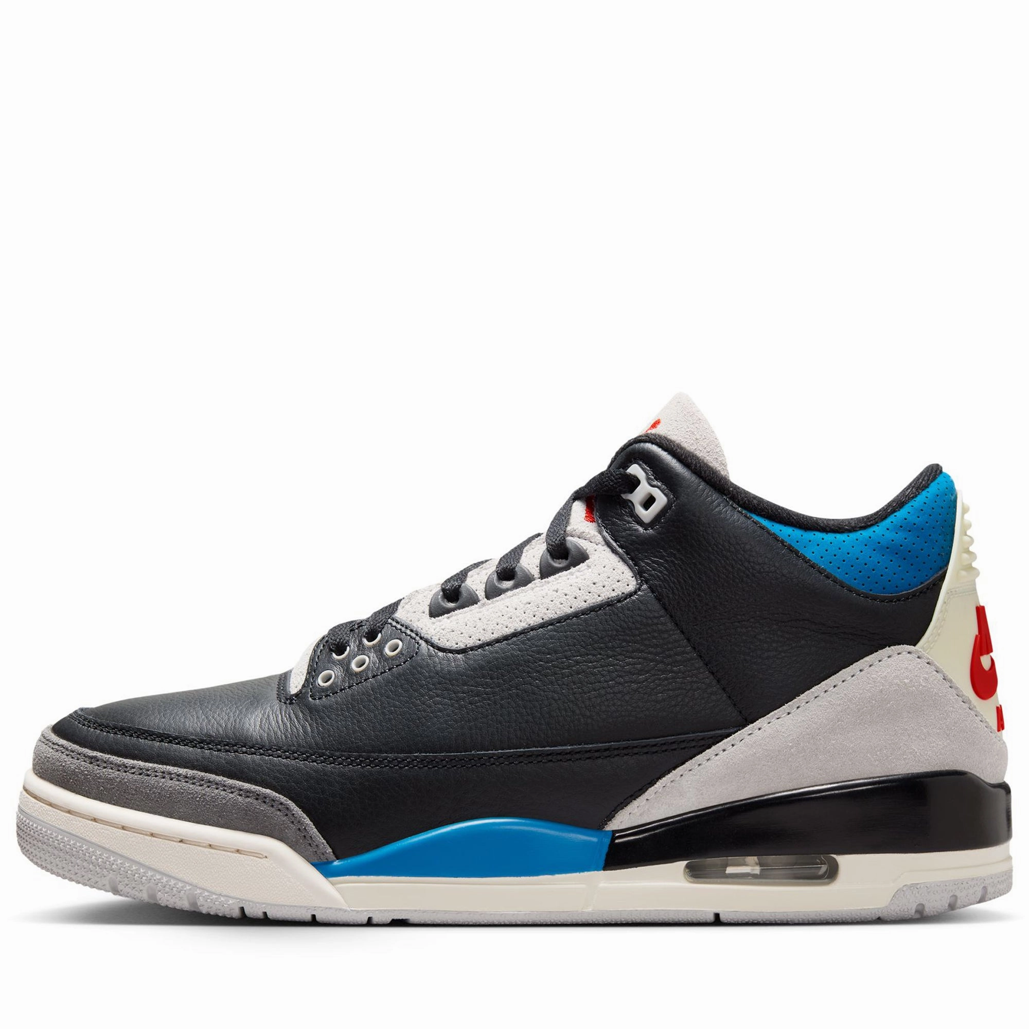 Air Jordan 3 Retro OG 'Rare Air' - Black/Chile Red Air Jordan signature sneakers