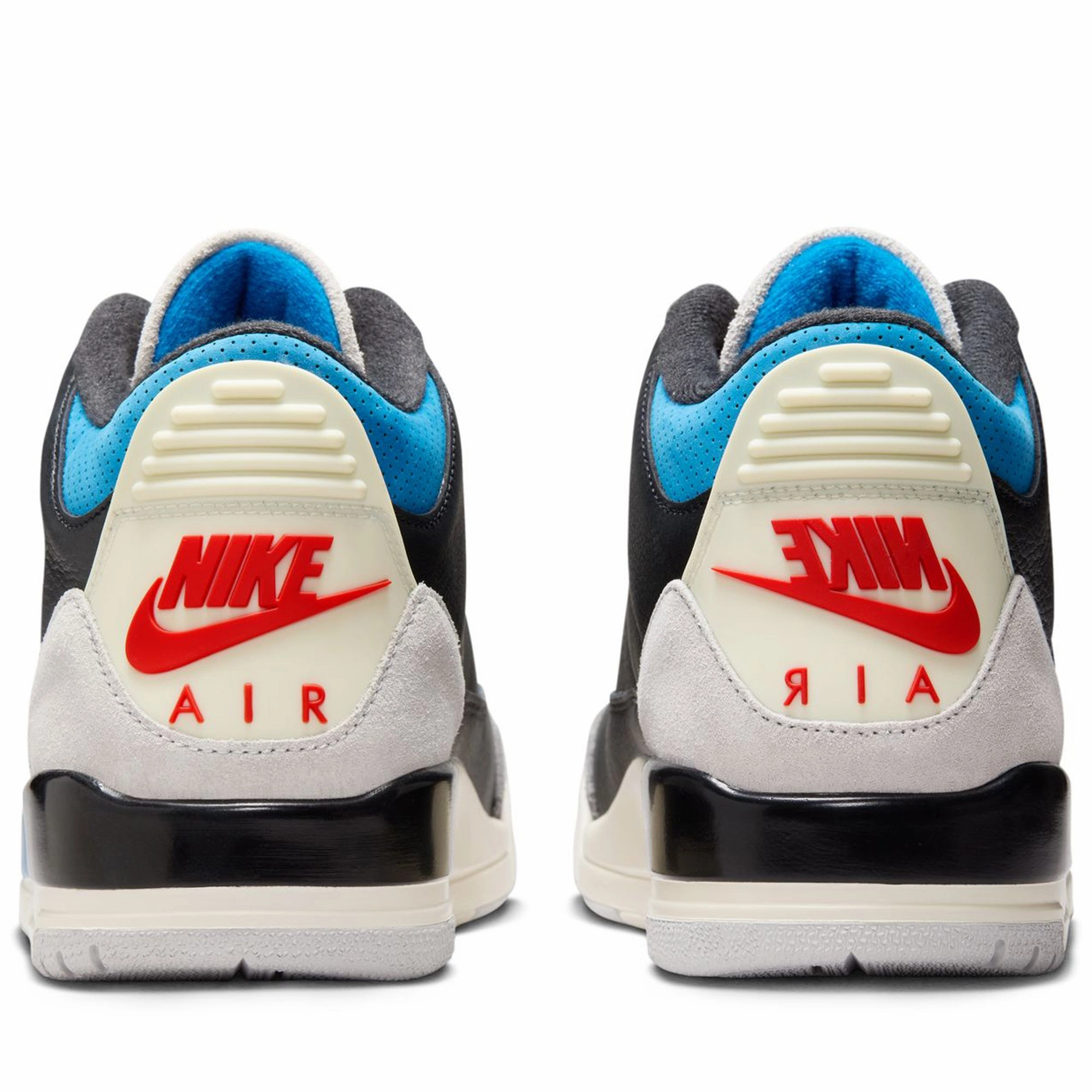 Air Jordan 3 Retro OG 'Rare Air' - Black/Chile Red Air Jordan Basketball Shoes for Performance