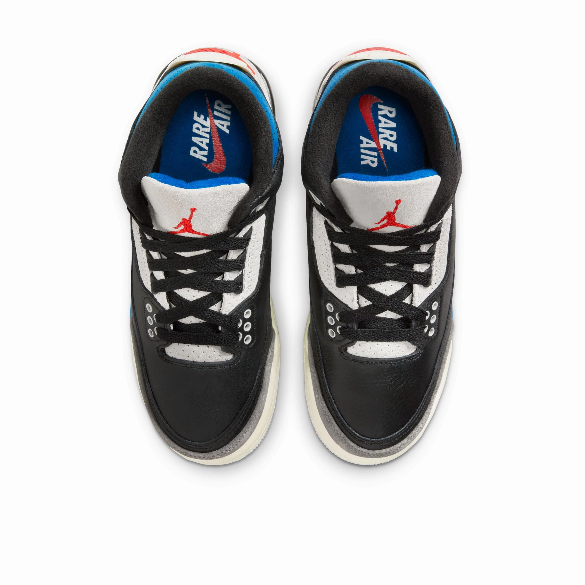 Air Jordan 3 Retro OG 'Rare Air' (GS) - Black/Chile Red Air Jordan Basketball Shoes for Performance
