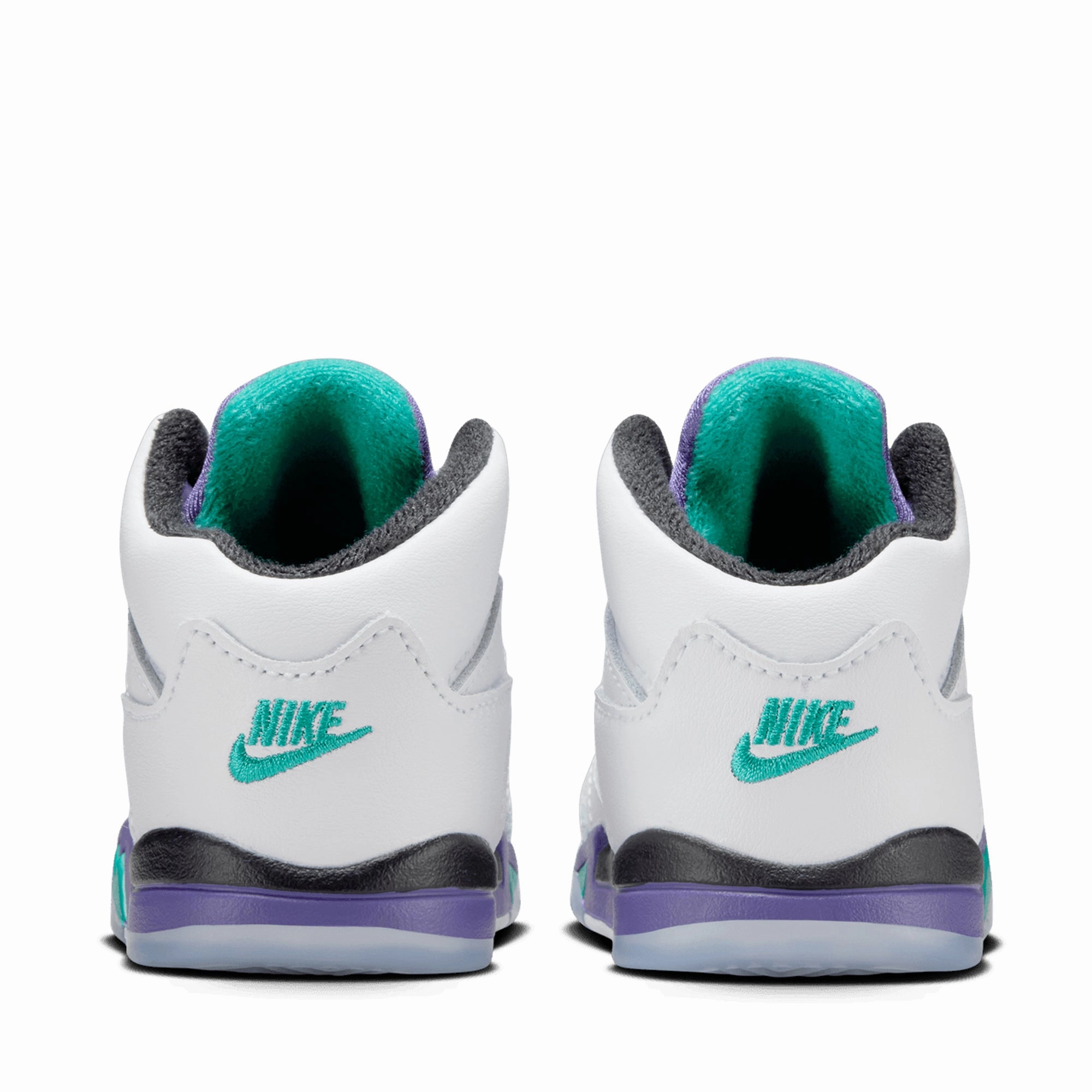 Air Jordan 5 Retro OG 'Grape' (TD) - White/New Emerald Air Jordan Basketball Shoes for Performance