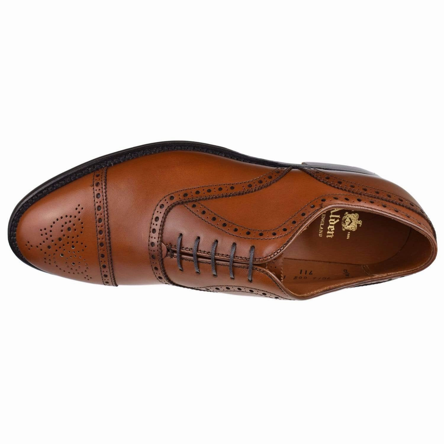 Alden Mens Cap Toe 911 Alden premium leather footwear