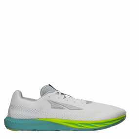 Altra Men's Escalante Racer 2 Running Shoes in White/Lime AW25 Altra cushioned road running sneakers