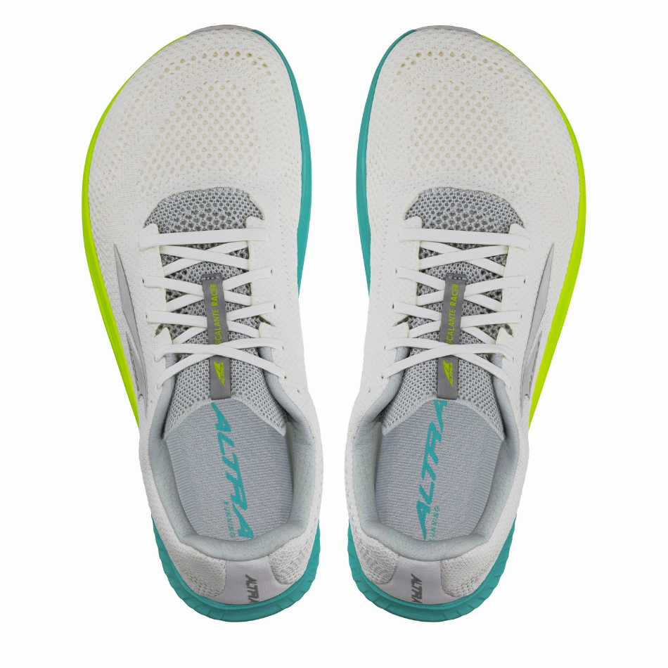 Altra Men's Escalante Racer 2 Running Shoes in White/Lime AW25 Altra trail-ready athletic footwear