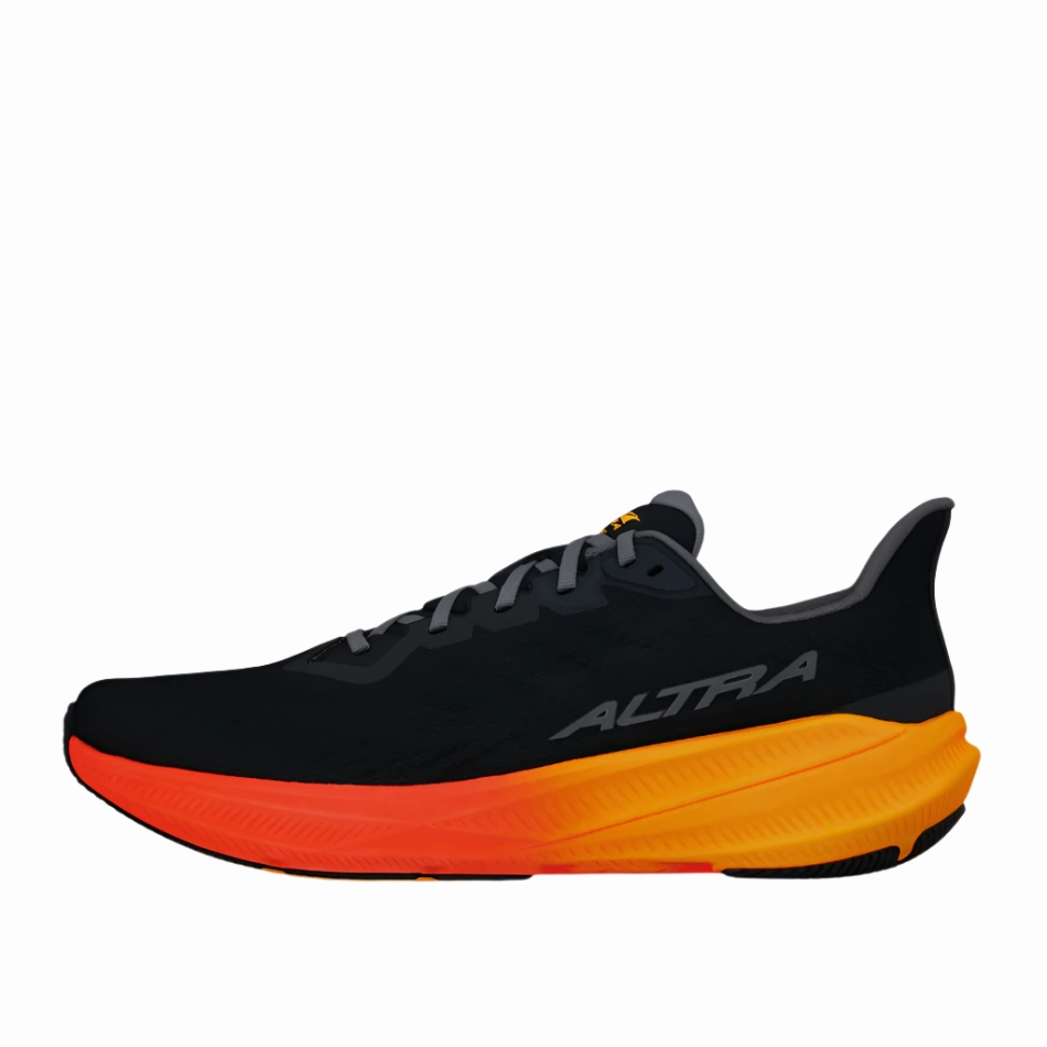 Altra Men's Experience Flow 2 Running Shoes in Black/Orange AW25 Altra trail-ready athletic footwear