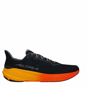 Altra Men's Experience Flow 2 Running Shoes in Black/Orange AW25 Altra cushioned road running sneakers