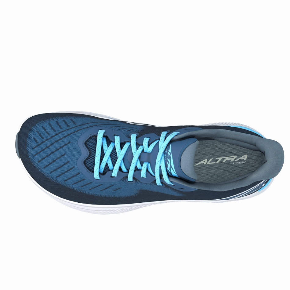 Altra Men's Experience Form Running Shoes in Navy/Light Blue AW25 Altra trail-ready athletic footwear
