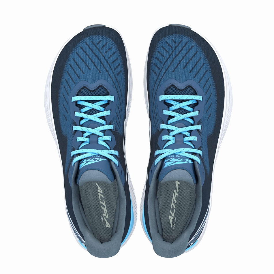 Altra Men's Experience Form Running Shoes in Navy/Light Blue AW25 Altra trail-ready athletic footwear
