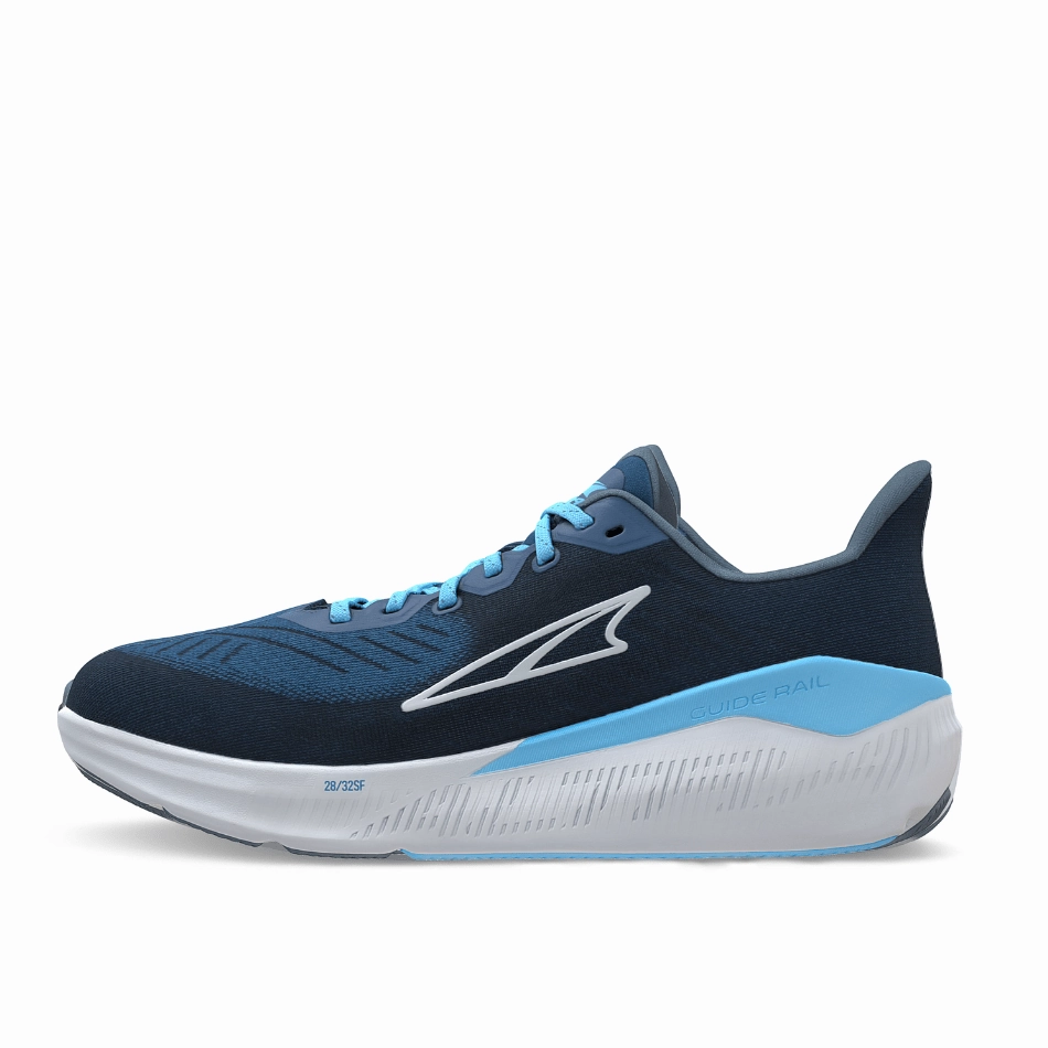 Altra Men's Experience Form Running Shoes in Navy/Light Blue AW25 Altra trail-ready athletic footwear