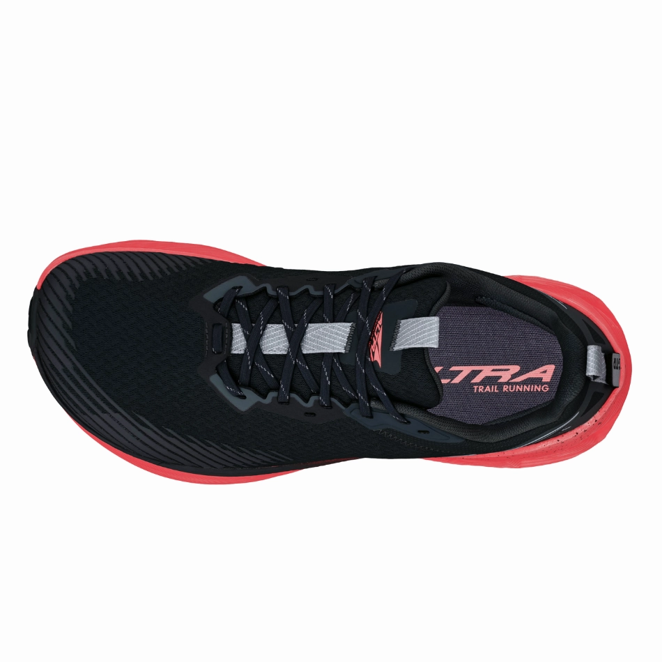 Altra Men's Experience Wild 2 Trail Running Shoes in Coral/Black AW25 Altra trail-ready athletic footwear