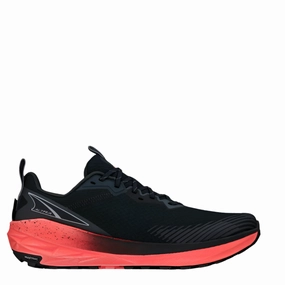 Altra Men's Experience Wild 2 Trail Running Shoes in Coral/Black AW25 Altra cushioned road running sneakers