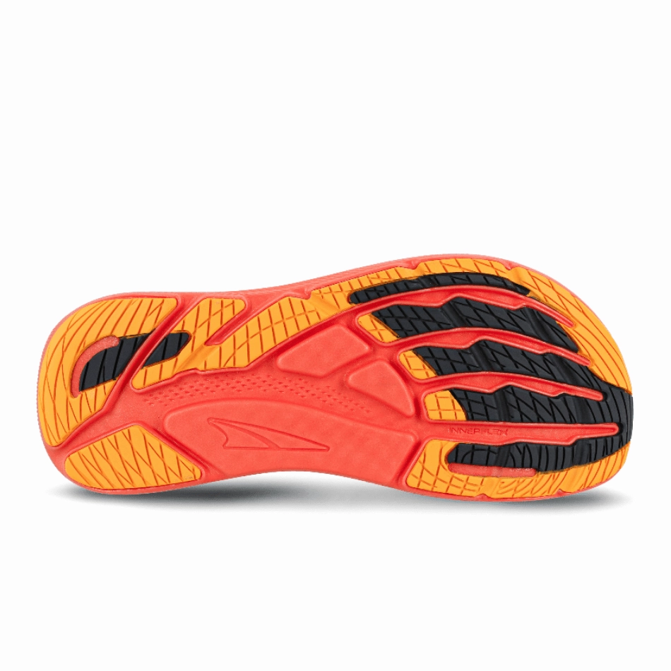 Altra Men's FWD Via Running Shoes in Black/Orange SS25 Altra trail-ready athletic footwear