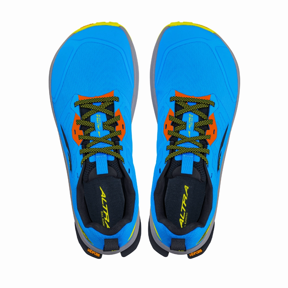 Altra Men's Lone Peak 9   Trail Running Shoes in Blue SS25 Altra trail-ready athletic footwear