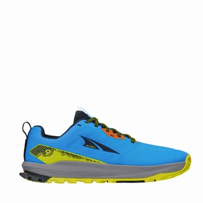 Altra Men's Lone Peak 9   Trail Running Shoes in Blue SS25 Altra cushioned road running sneakers