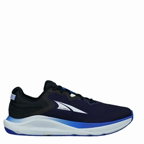 Altra Men's Paradigm 8 Running Shoes in Navy/Black AW25 Altra cushioned road running sneakers